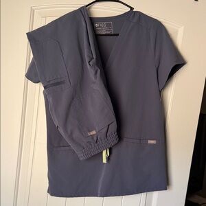 Figs Women's Top in Dark Gray